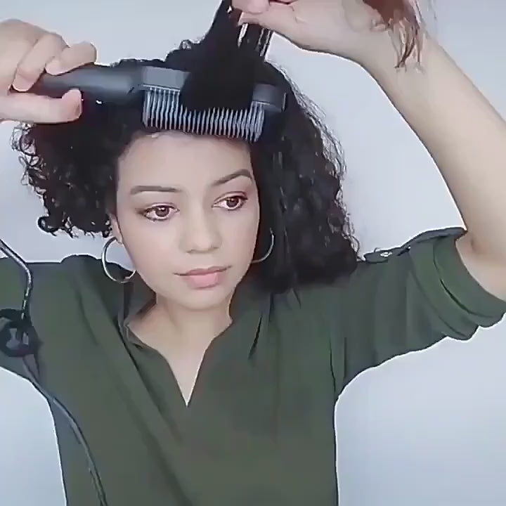 Hair Straightener Brush